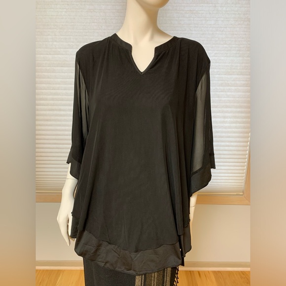 Micoson Tops - NWT Micoson Women’s 3XL Black Top